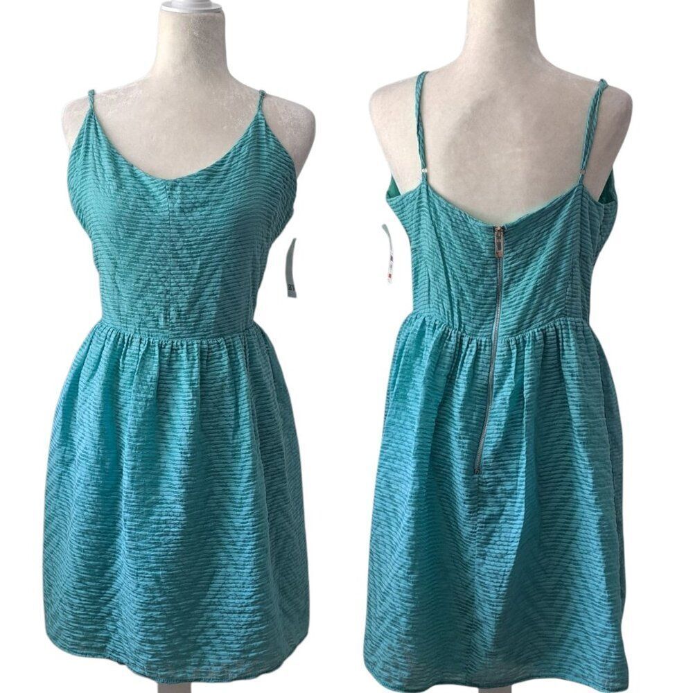Bar III Women's Aqua Teal Sleeveless Travel Vacation Sun Dress Size XXL